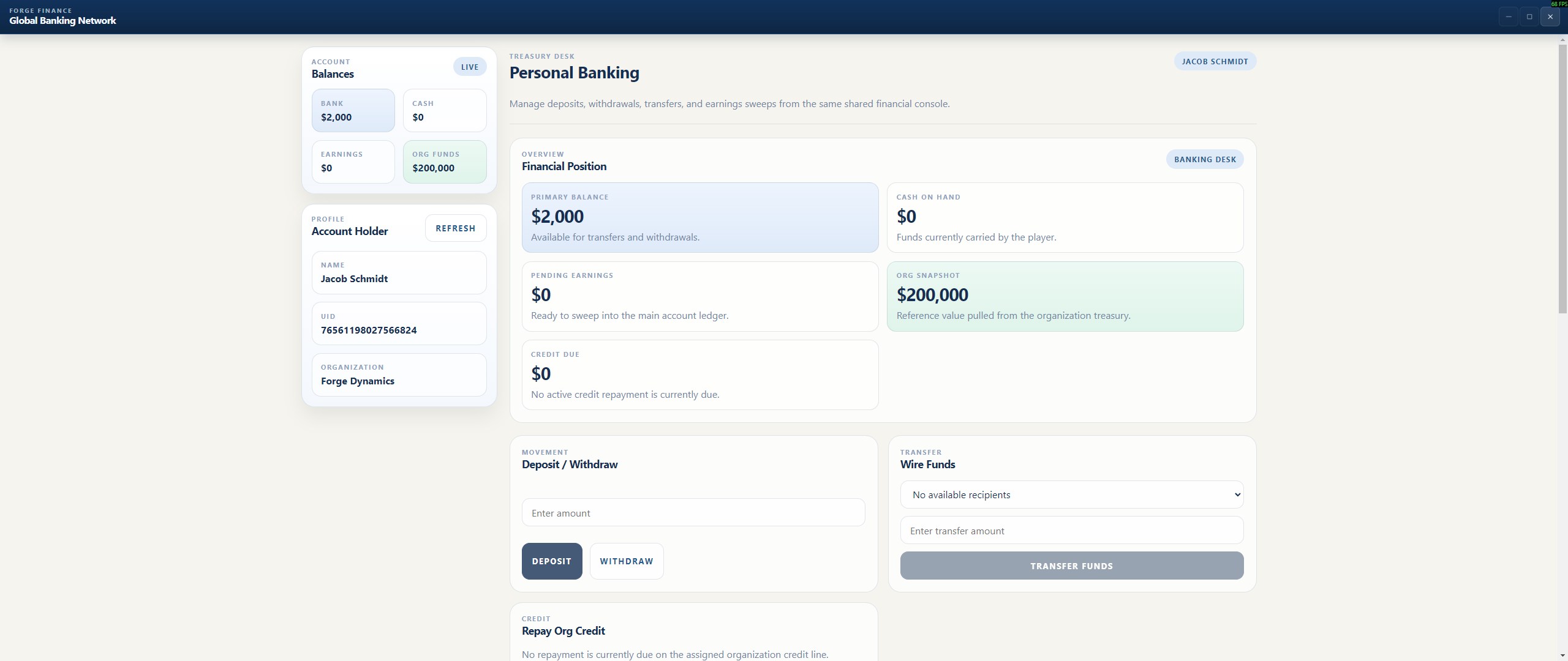 Bank app