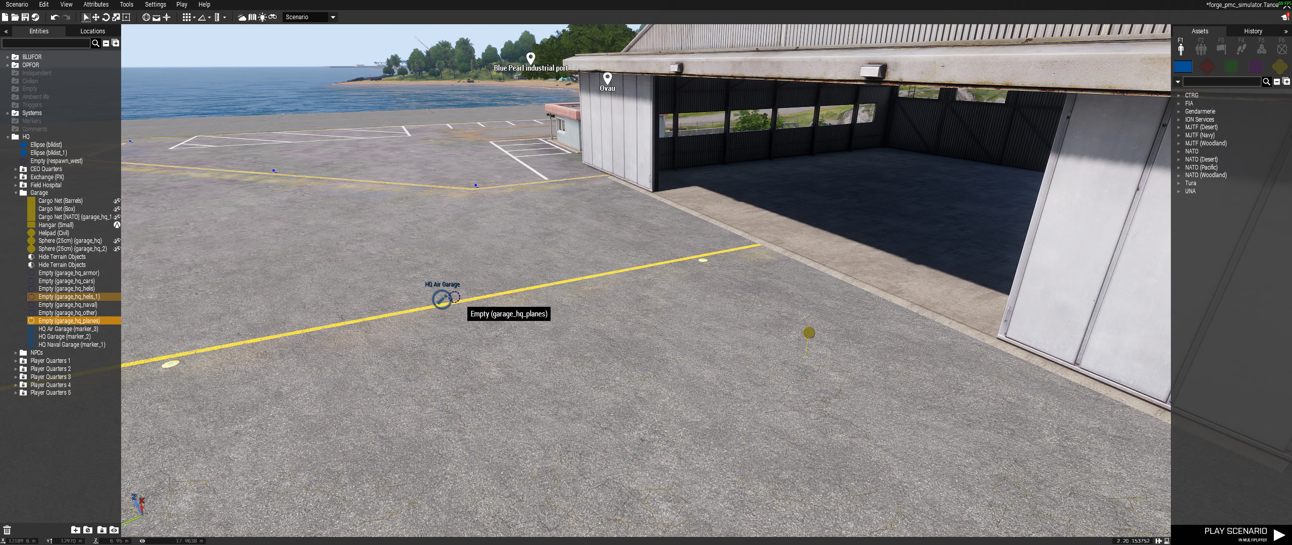 Second garage site spawn markers