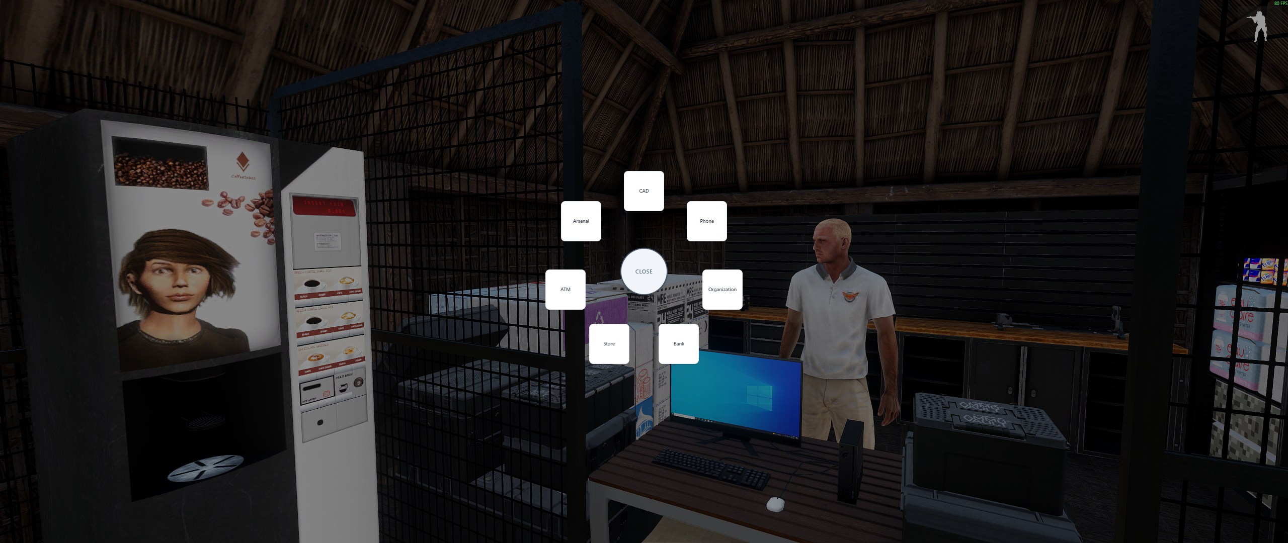 Custom interaction menu