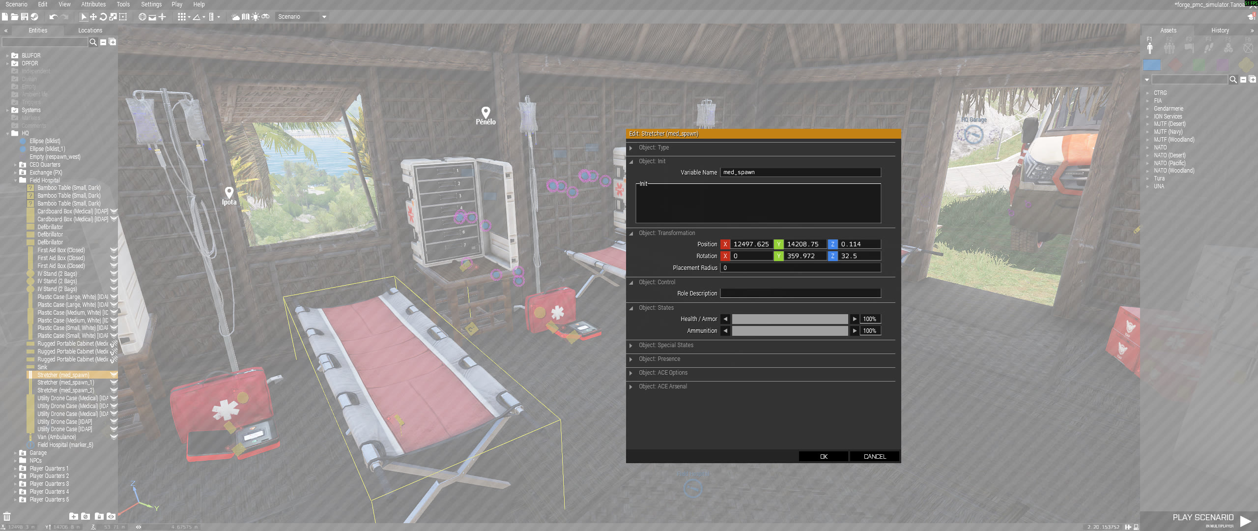 Medical spawn object variable name