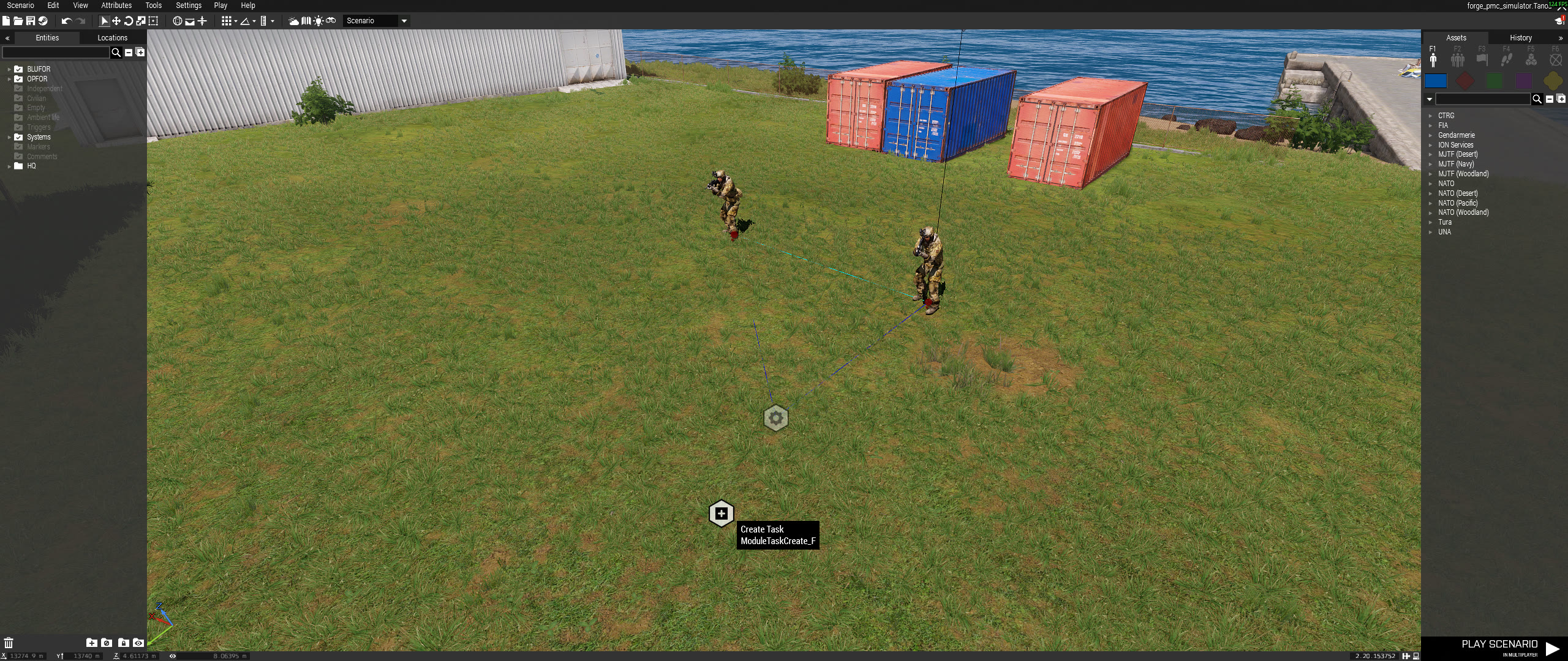 Arma 3 Create Task module placement