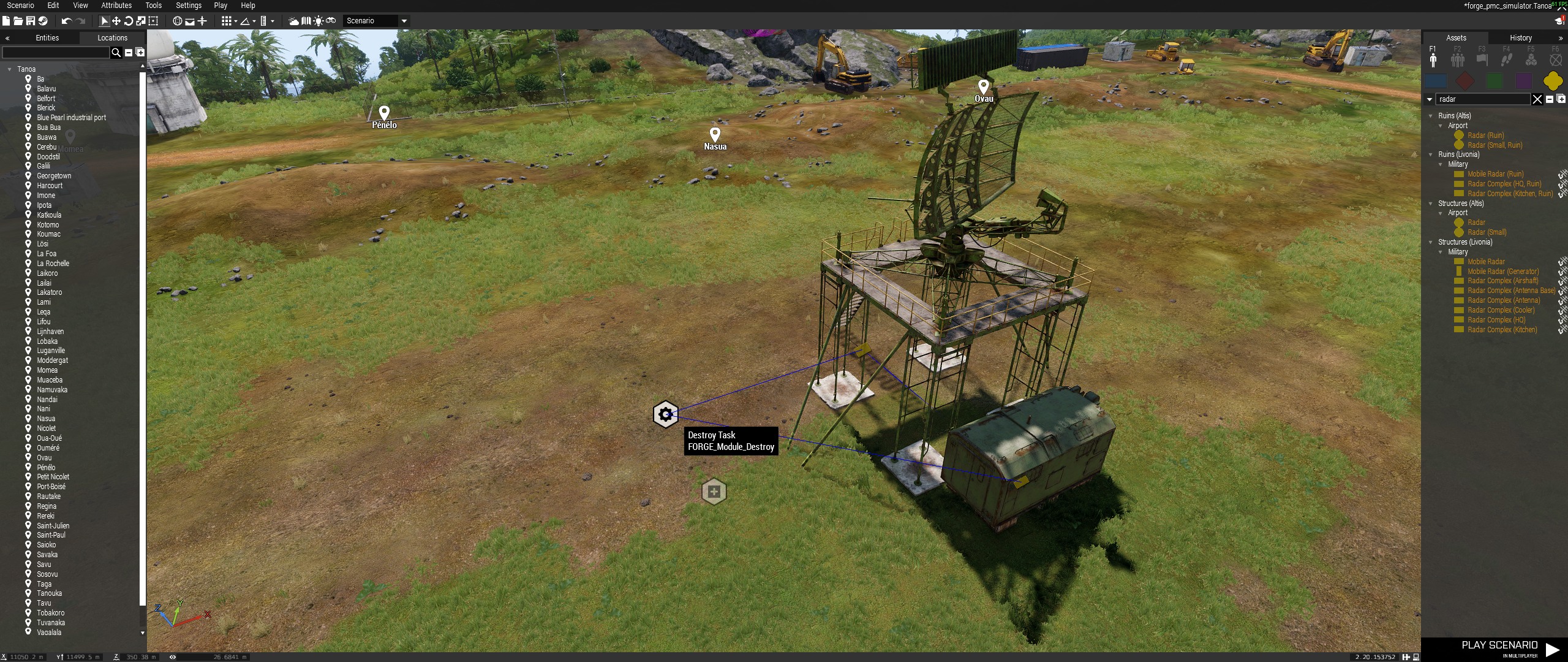Destroy task module placement