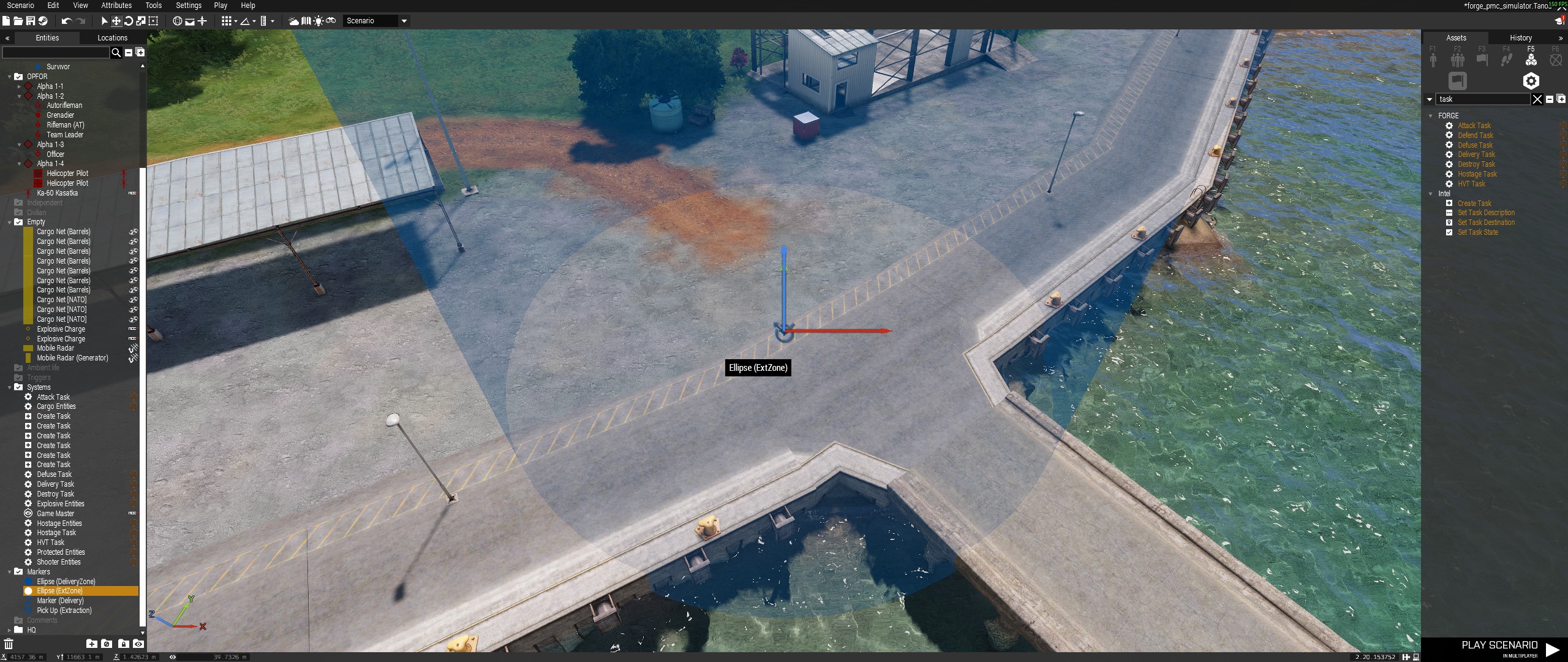 HVT capture extraction area marker placement